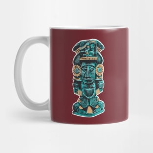 Maya statue Mug